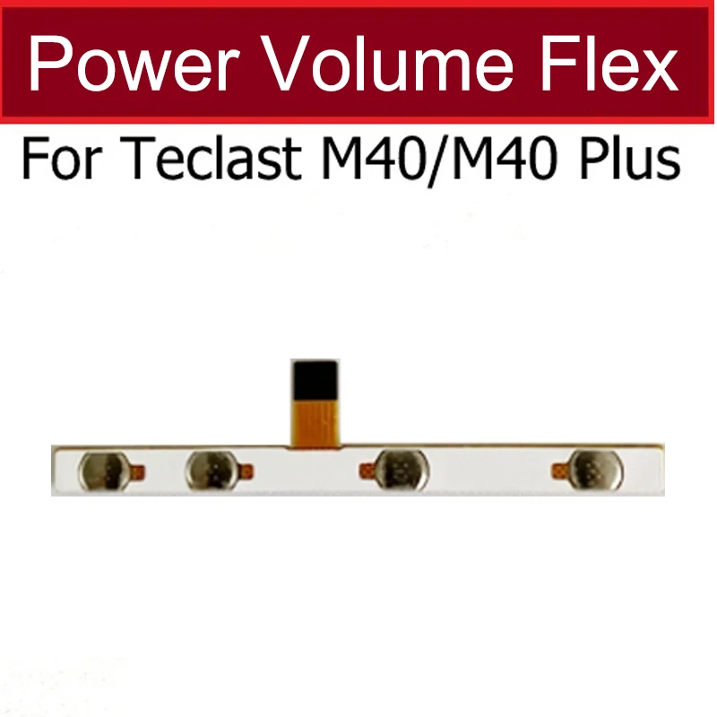 SIM Card Tray For Teclast M40 M40 Plus On Off Power Volume Button Flex Cable For Teclast M40 M40 Plus LCD Screen Flex Ribbon