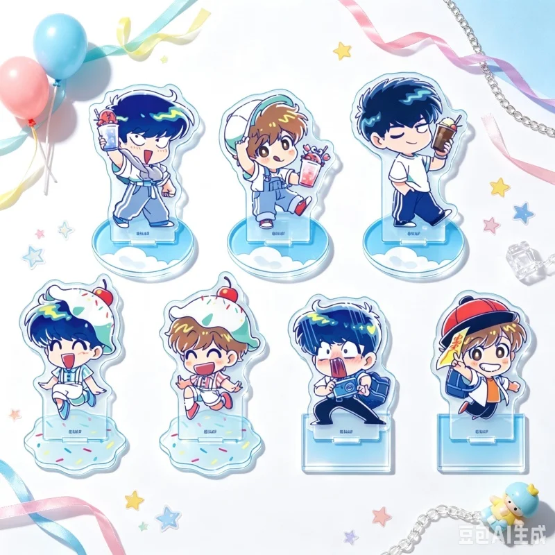 Go For It, Nakamura!  Acrylic Figure Stand Model Plate Keychain 10cm Okuto Nakamura Anime Collect the Gift Ornament Accesorios