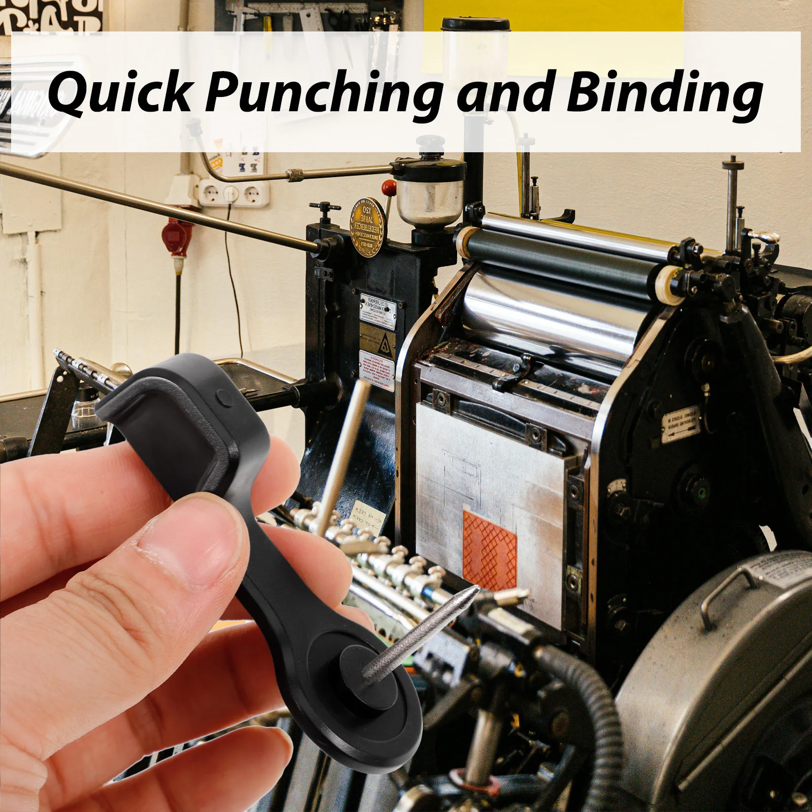 

6 шт., переплетная машина, перфоратор, игла, переплетный швейный инструмент, прецизионный переплетный аксессуар для аккуратной организации документов