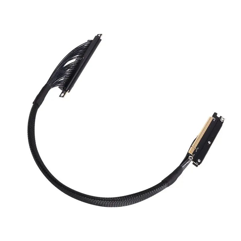 K33UF-TL Pcie 5.0 X16 Dual Reverse Cable 35CM High-Speed 512Gbps For RTX 50 RX 90Xx Series Gpus