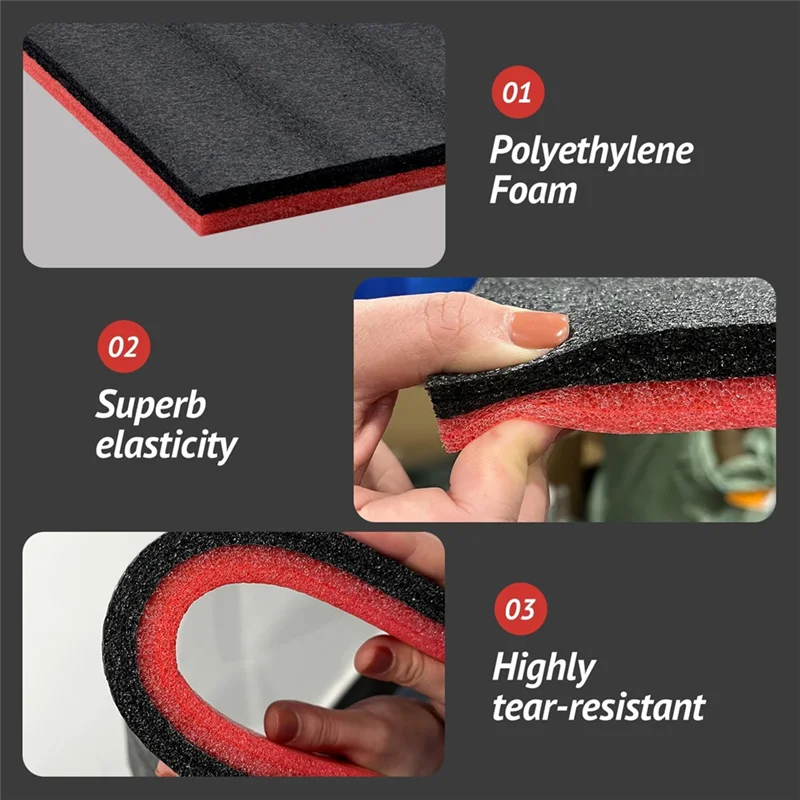 A84X-3 Set Foam Insert Tool Box Tools Organizer,Kaizen Sheets,Polyethylene Storage Sheets For Toolbox Hard Case US Plug