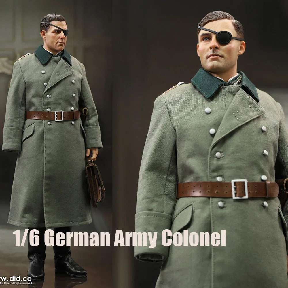 

DID D80162 1/6 German Army Colonel Double-Headed Dculpture 12'' Men Soldier Action Figure Body Military Themes Collection