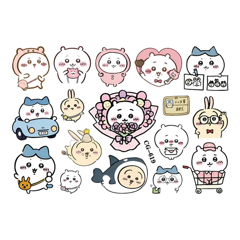 Cute Chiikawa Tattoo Stickers Temporary Tattoos For Kids Birthday Party Supplies Favors Cute Tattoos Stickers Decoration