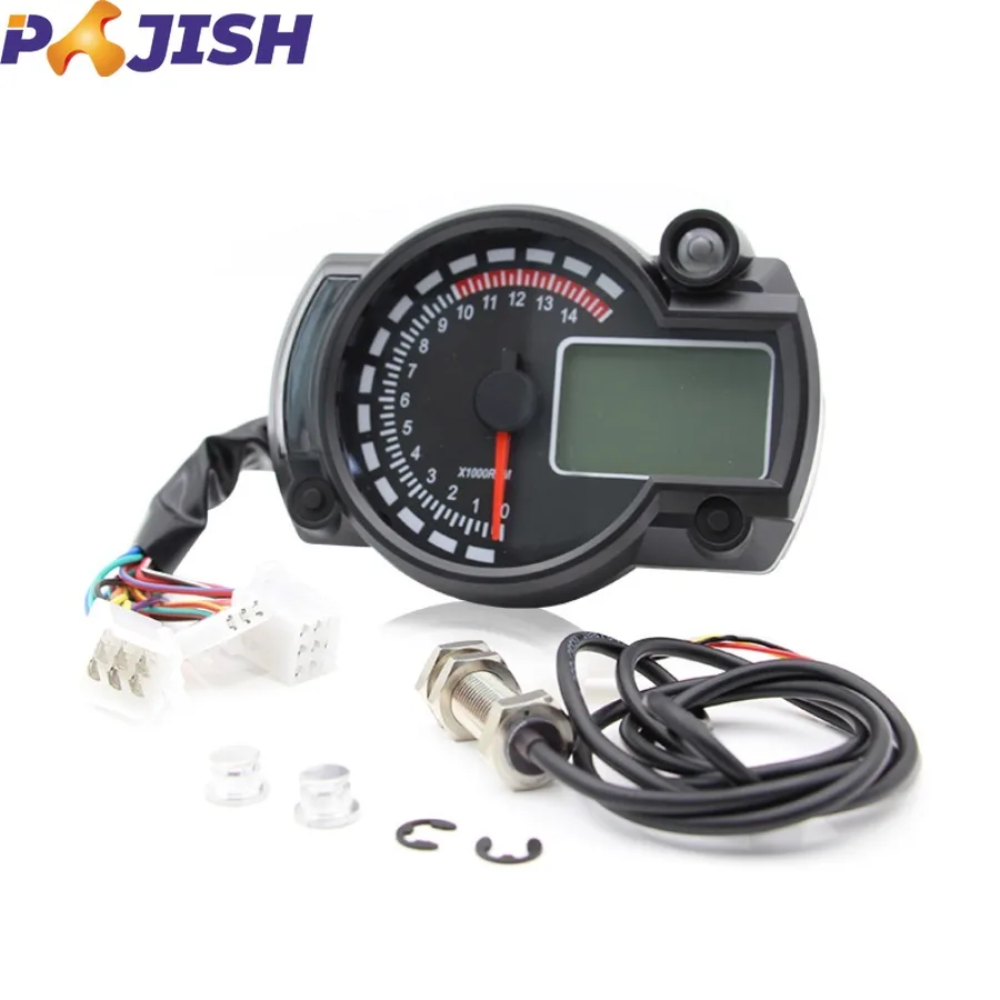 Hot Sale Motorcycle Universal Digital Speedometer For KTM Pulsar Speedometer Electronic Meter Lcd Meter Odometer  