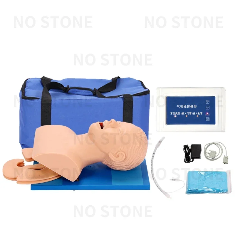 Model Oral Nasopharyngeal Adult Airway Emergency Medical Nursing Training Mannequin Electronic Human Tracheal Intubation