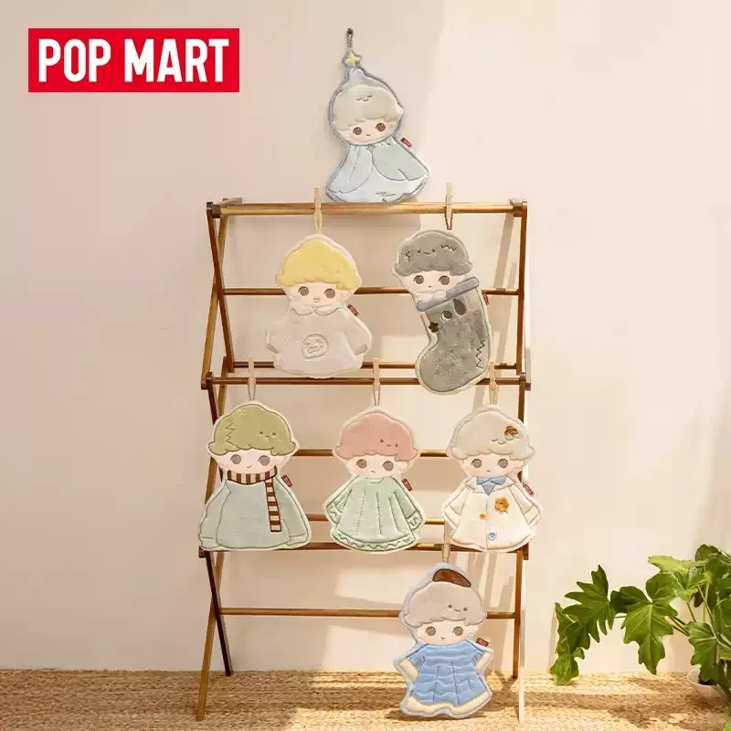 

POPMART DIMOO The Missing Day Series Полотенце для рук Слепая коробка Угадай Сумка Тайная коробка Игрушки Кукла Симпатичные аниме-фигурки Настольные украшения