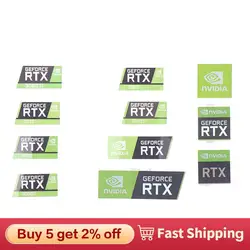 5pcs/lot NVIDIA GTX GEFORCE Laptop Desktop Label Decorative Sticker