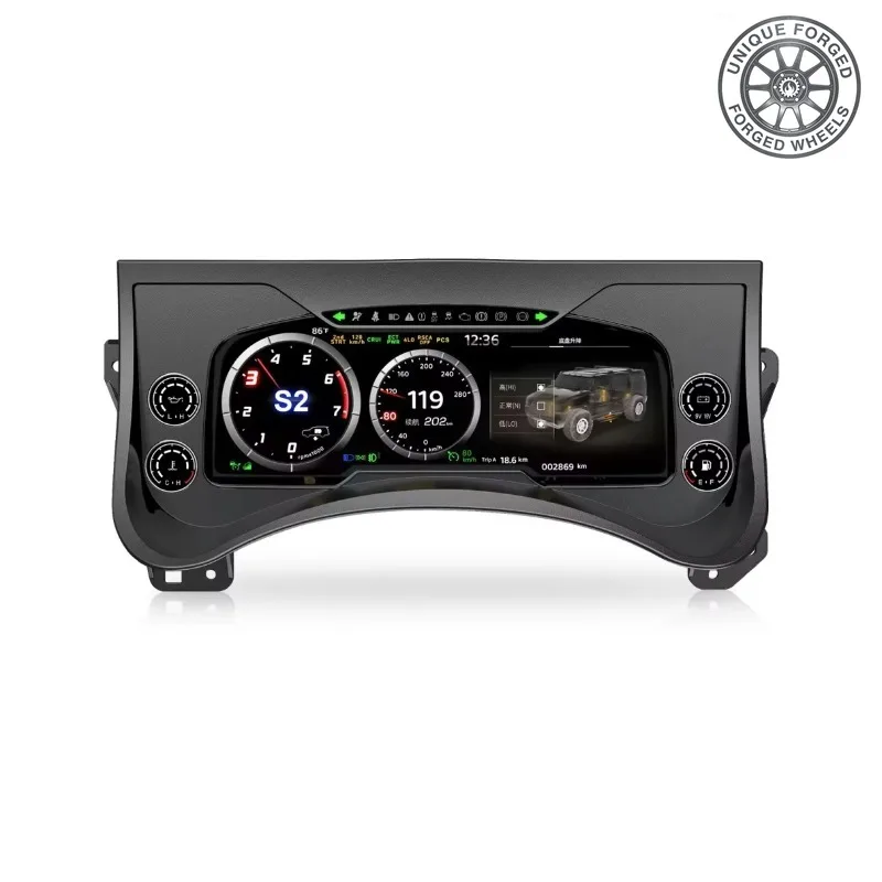 26 StyleFor Hummer H2 2003 2009 LCD Dashboard 12.3 Inch Car Digital Cluster Instrument Automotive Speedometer Tachometer Virtual