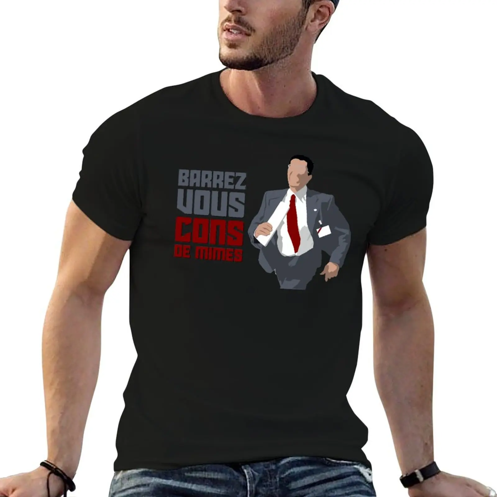 CONS OF MIMES T-Shirt pour homme, t-shirts décontractés en coton pour homme, t-shirts 100% coton pour homme, t-shirt de marque de luxe de haute qualité