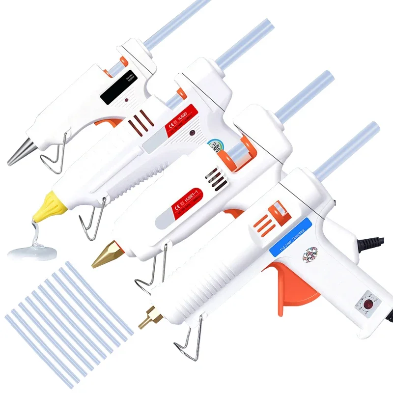 

50W/100W/60-120W/150W Hot Melt Glue Gun 10 PCS Hot Melt Adhesive Stick Dual Power For Home Repairs,DIY Sealing Arts and Crafts