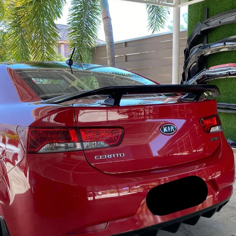 

Fit kia cerato Spoiler Rear Trunk Wing Car Body Kit Accessories