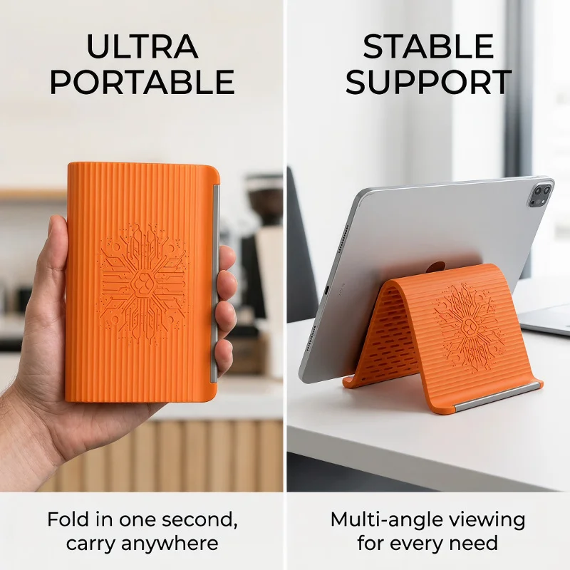 Creative Silicone Phone Stand  - Desk Organizer 评论和价格