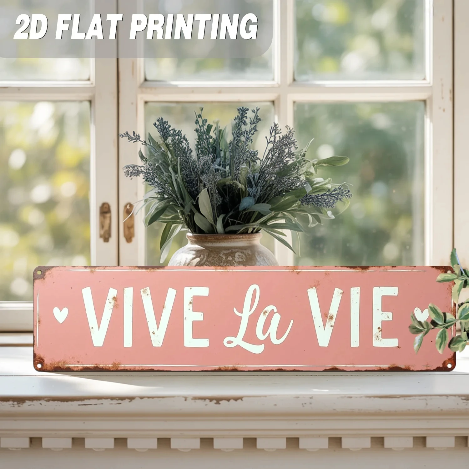 2D Flat Single-Piece French Vintage 