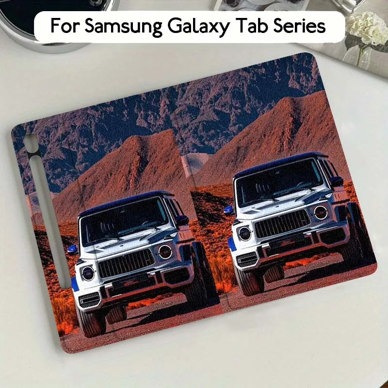 

Anime car illustration Tablet Case For Samsung Galaxy Tab S7 S8 S9 S10 FE Plus Lite 11 12.4 13.1 Inch