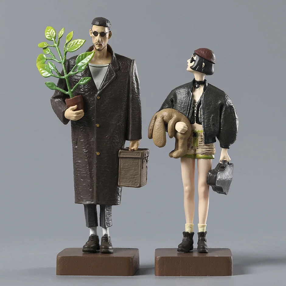 プロのレオンとマチルダのフィギュア,人形のおもちゃ,2パック