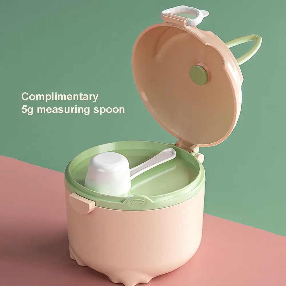 Milk Powder Spoon Candy Color Feeding Lunch Box Food Storage Box Toddle Snacks Container Baby Milk Powder Box Essential Cereal