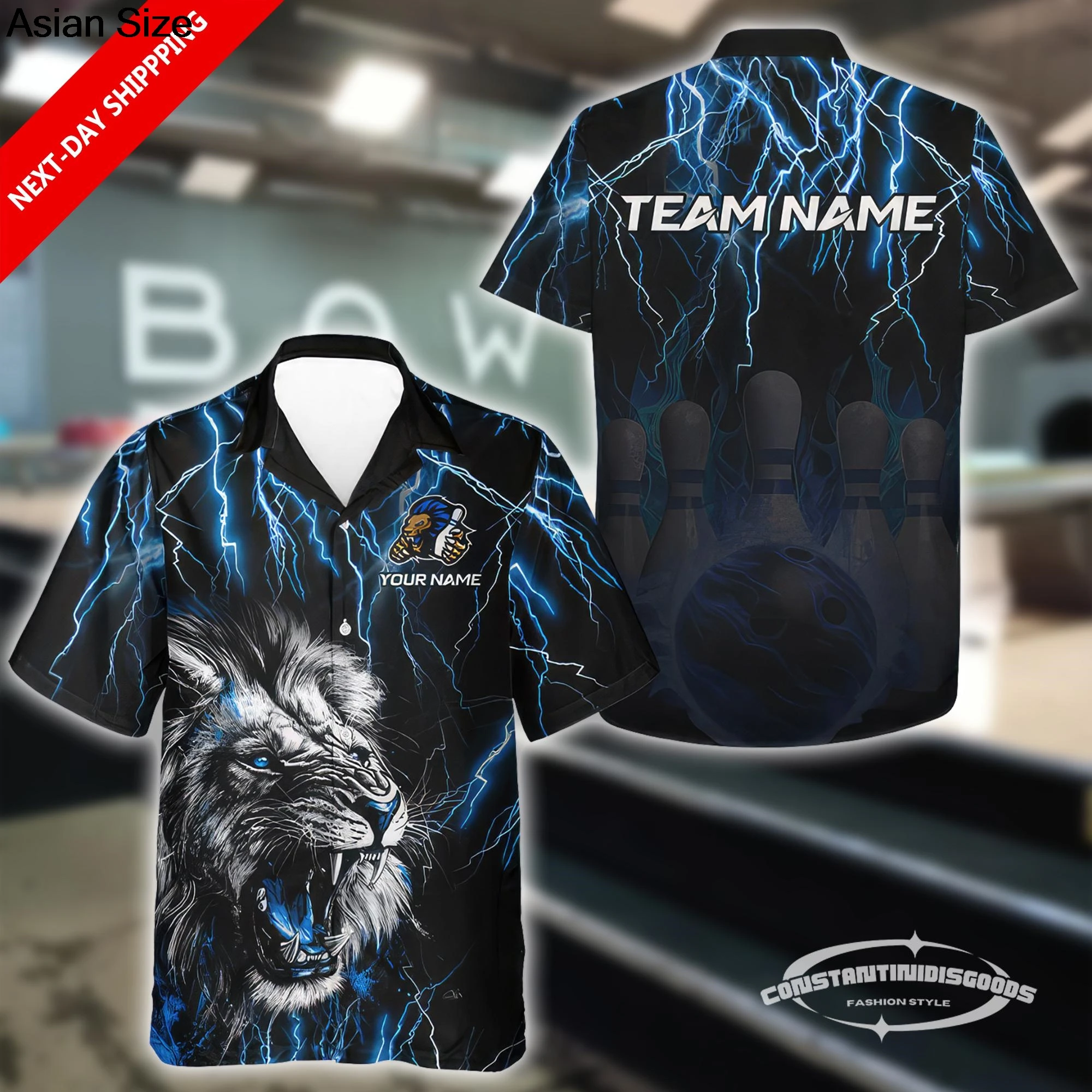 

Golden Lion's Face Hawaiian Shirts Golden Lion Button Down Short Sleeve Shirts For Animal Lover Unique Gifts For Father Day Tops