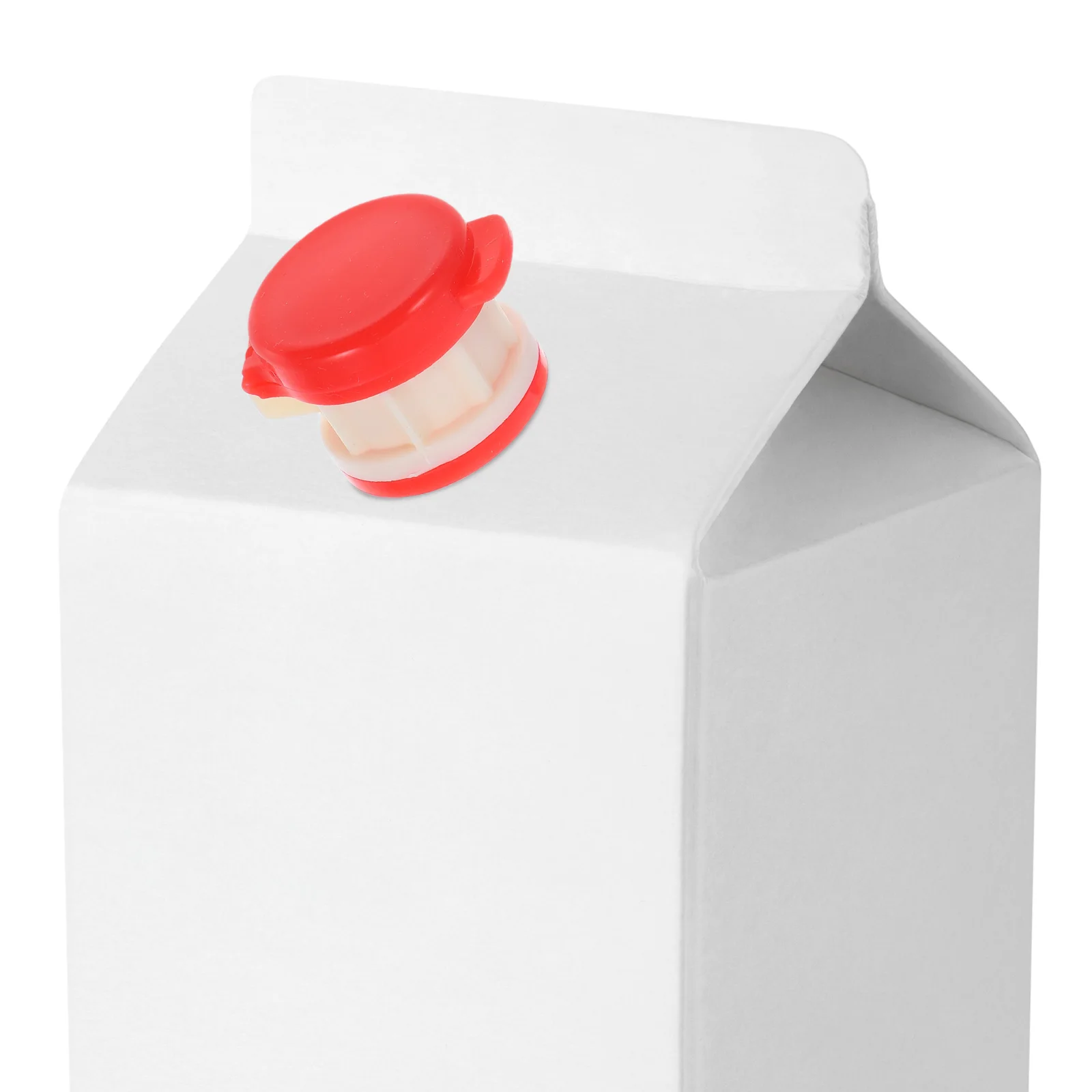 

4Pcs Box Drinks Diverter Portable Drink Spout Splitter with Lid Easy Clean Beverage Extension Mouth for Milk Juice