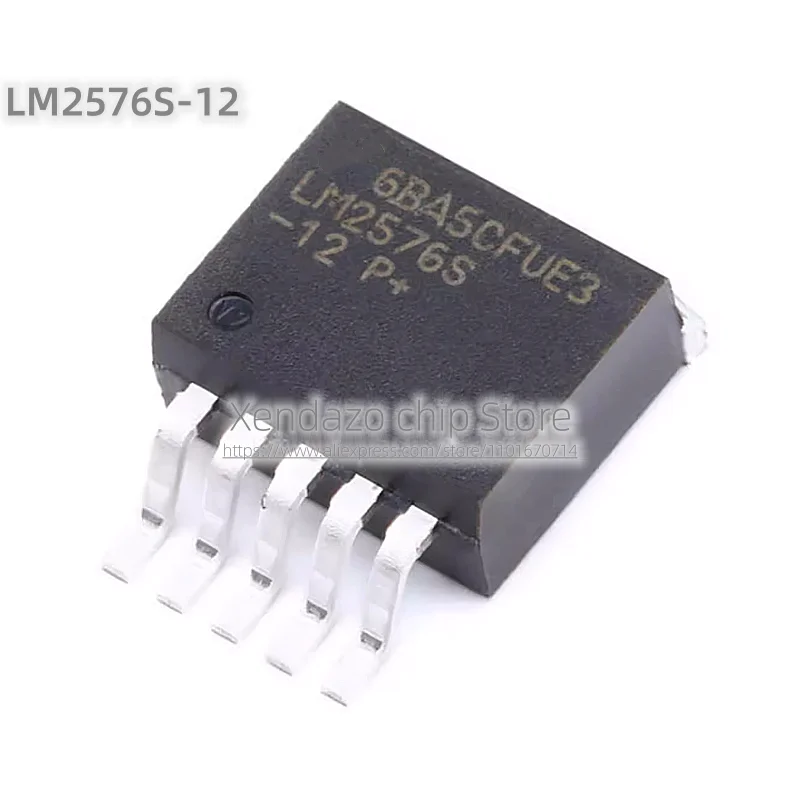 10pcs/lot LM2576SX-12 LM2576S-12 LM2576S TO-263-5 package Original genuine Voltage regulator chip