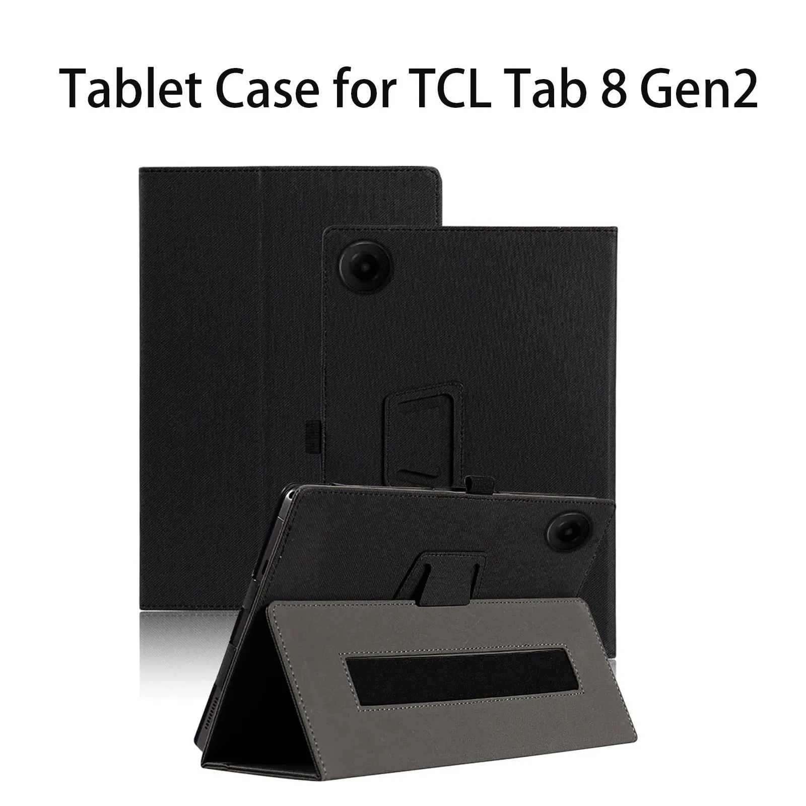 Tablet Case for TCL Tab 8 Gen2 / TCL Tab 8 NXTPAPER 5G Protective Cover Kickstand Function Shockproof (PU Leather Material)