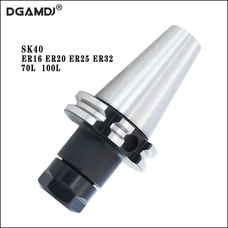 DIN69871 High Precision Quick Change Tapper Mill Chuck SK40 ER25 Tool Holder for Cnc Machine-HDF