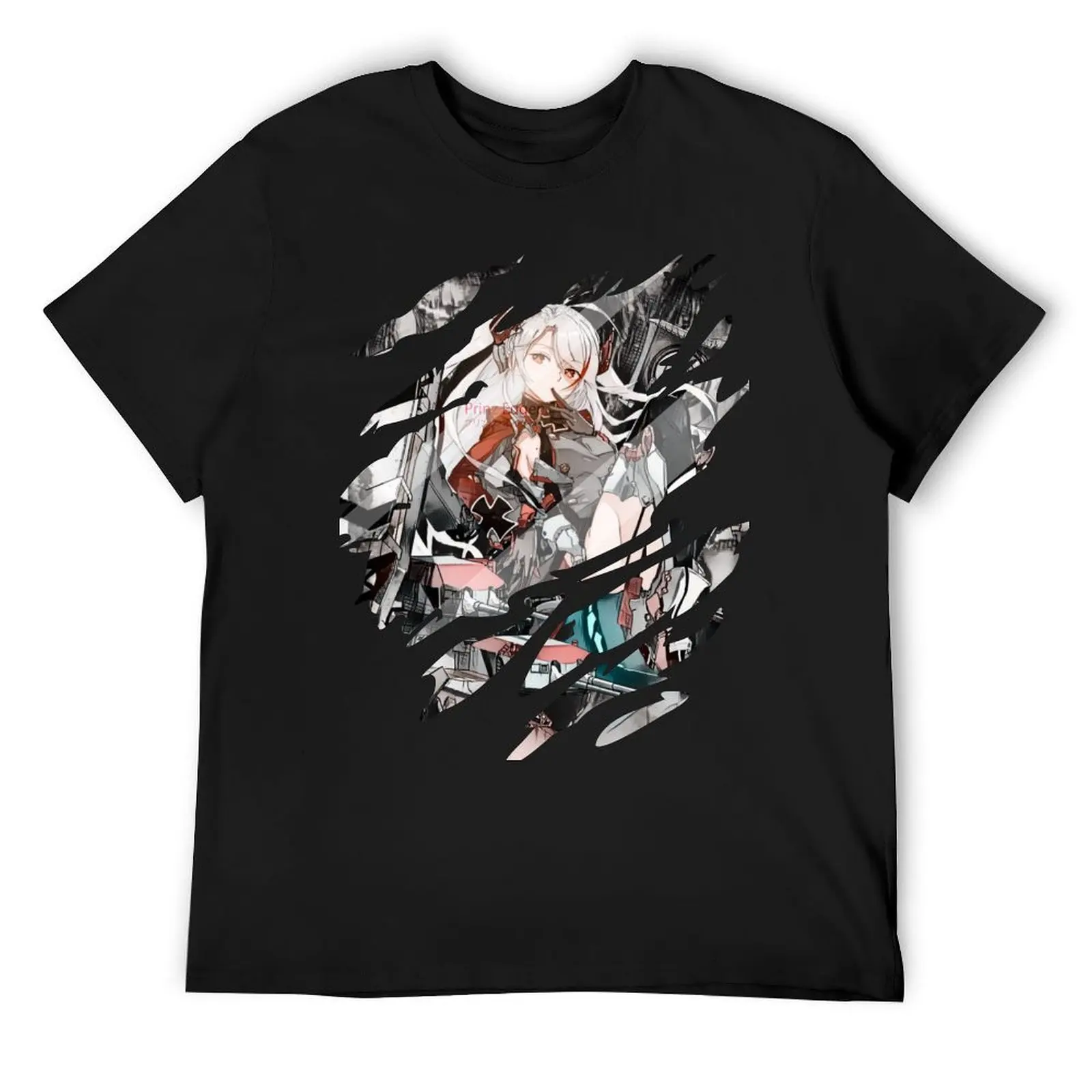 Prinz Eugen, Cool Design T-Shirt anime tshirt shirts graphic men t shirts high quality