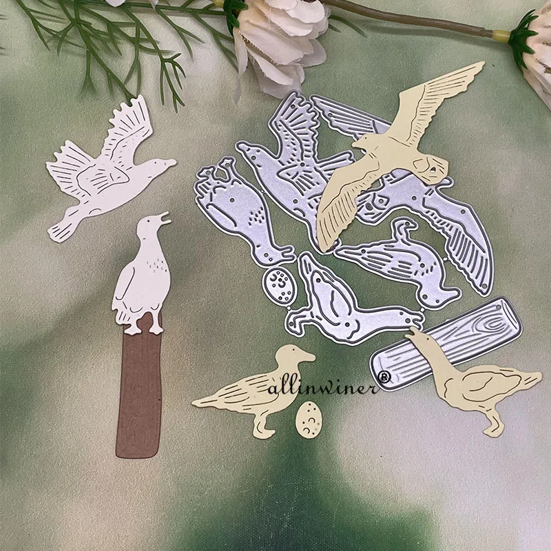 Seagull bird decoration Metal Cutting Dies Stencils For DIY Scrapbooking Decorative Embossing Handcraft Die Cutting Template