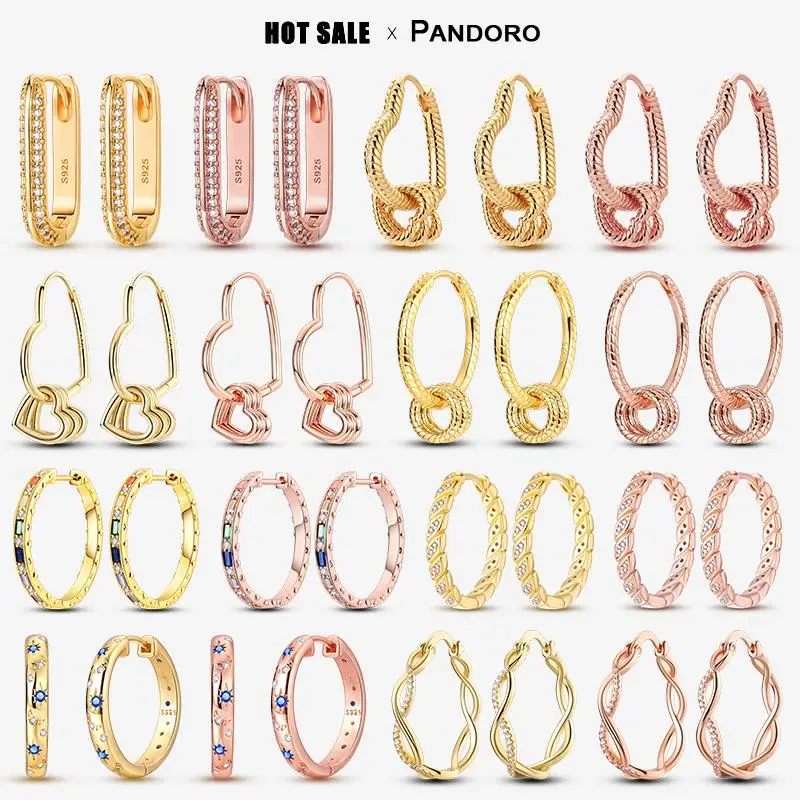

925 Silver Earrings Gold Ladies Earrings Pendant Rose Gold Earrings Drop & Dangle Earring Hoop Earring Moissanite Earring Diy