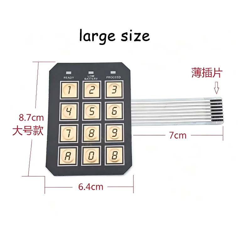 1pcs EK circuit board password numeric key switch button switch piece accessory