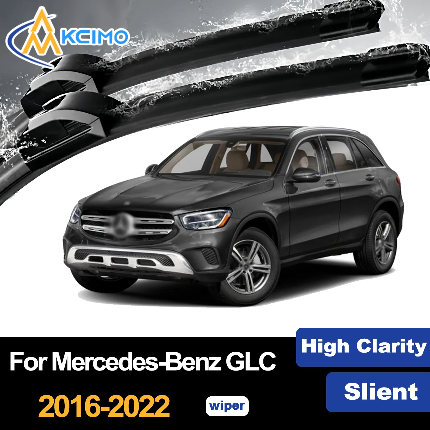 

For Mercedes-Benz GLC X253 C253 2016–2022 2017 2018 2019 Front Wiper Blades Car Windscreen Windshield Window Wiper Accessories