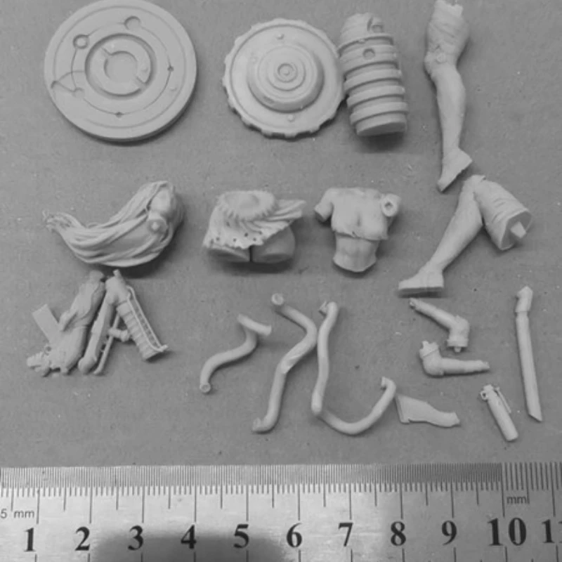

1/24 Scale Resin Assembled Model Kit Wild Female Warrior Nsfw two versions Statue Unassembled and Unpainted 3D printing toy