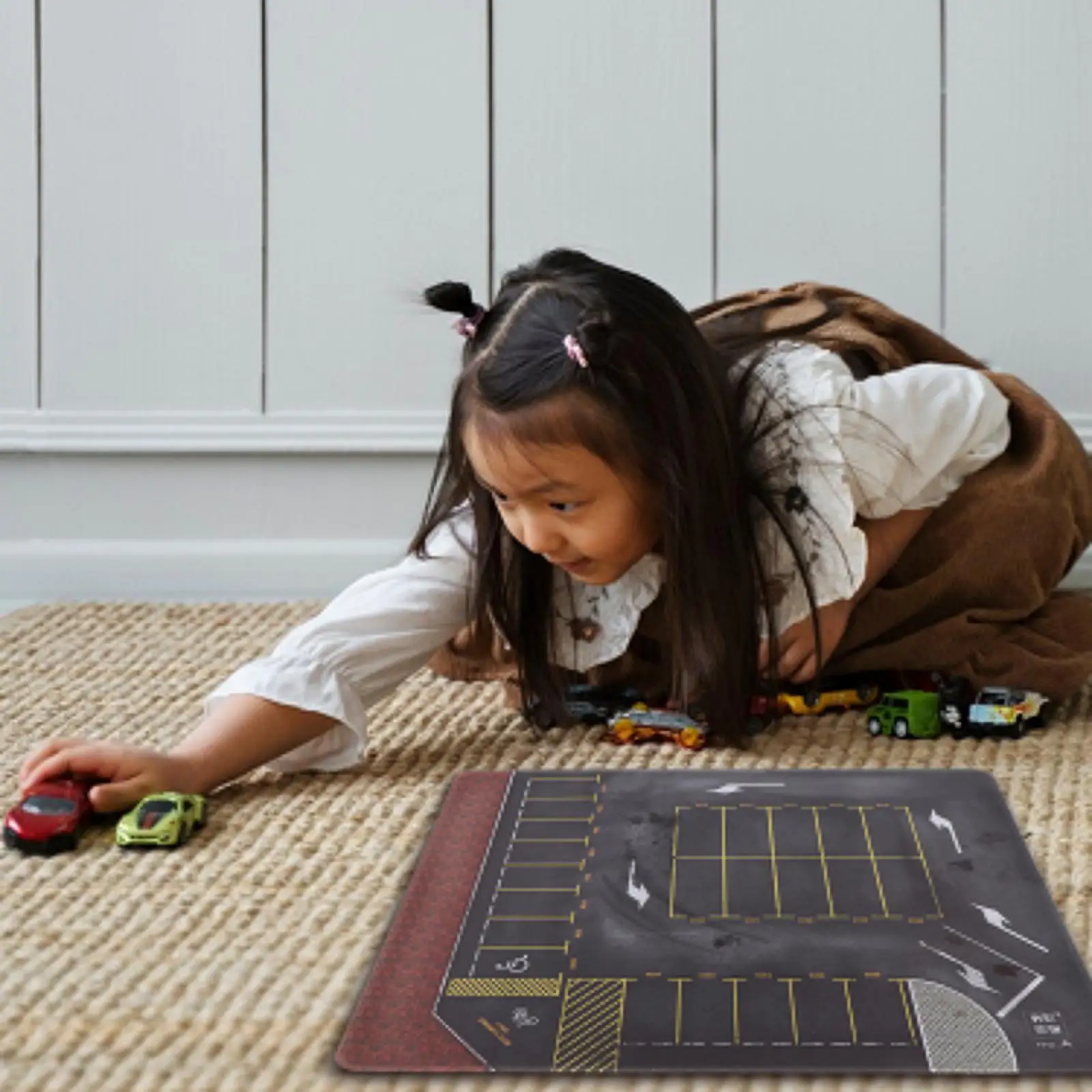 

1/64 Scale Parking Lot,Background,Underground Garage,Layout Scene Display Model Car Diecast Garage for Diecast Car Model