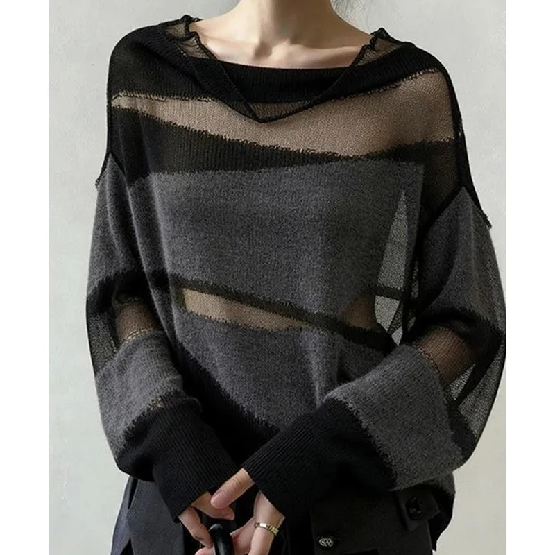Women's Lightweight Tie Dye Pullover Summer Knitwear