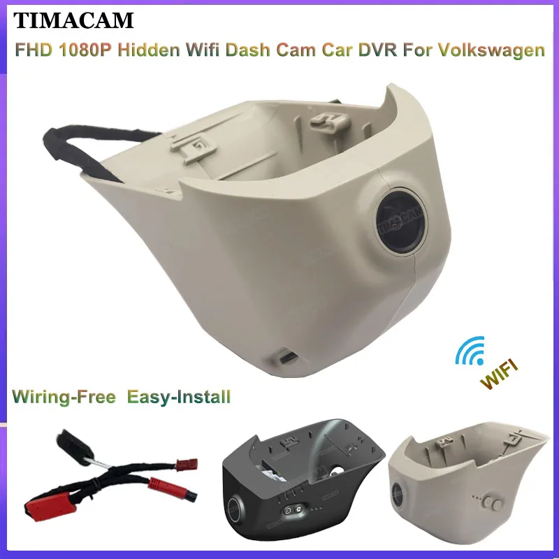 TIMACAM FHD 1080P Wifi Driving Recorder For Volkswagen VW TERAMONT X 2021 2022 2023 Dash Cam Camera Car DVR Easy Installation