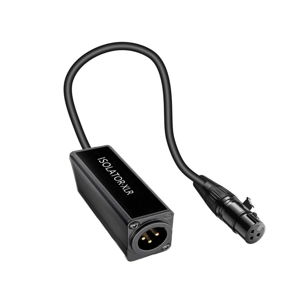 Audio Cable Isolator XLR Eliminates Noise Ground Loop Audio Isolator Anti-Interference Current Sound Eliminates Noise