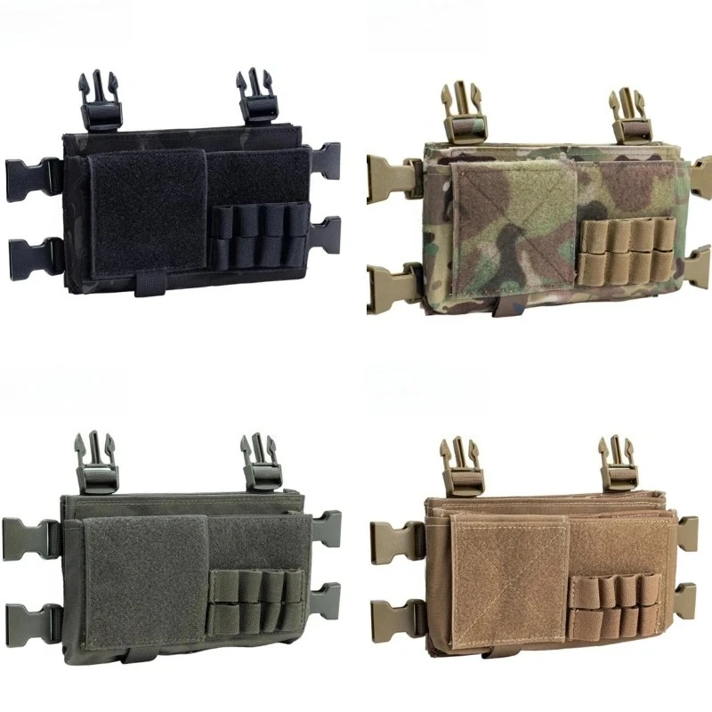 

Tactical Placard Holder MK3/MK4 Chassis Pouch Micro Fight Front Panel Chest Rig, Main Chest Hanging Bag
