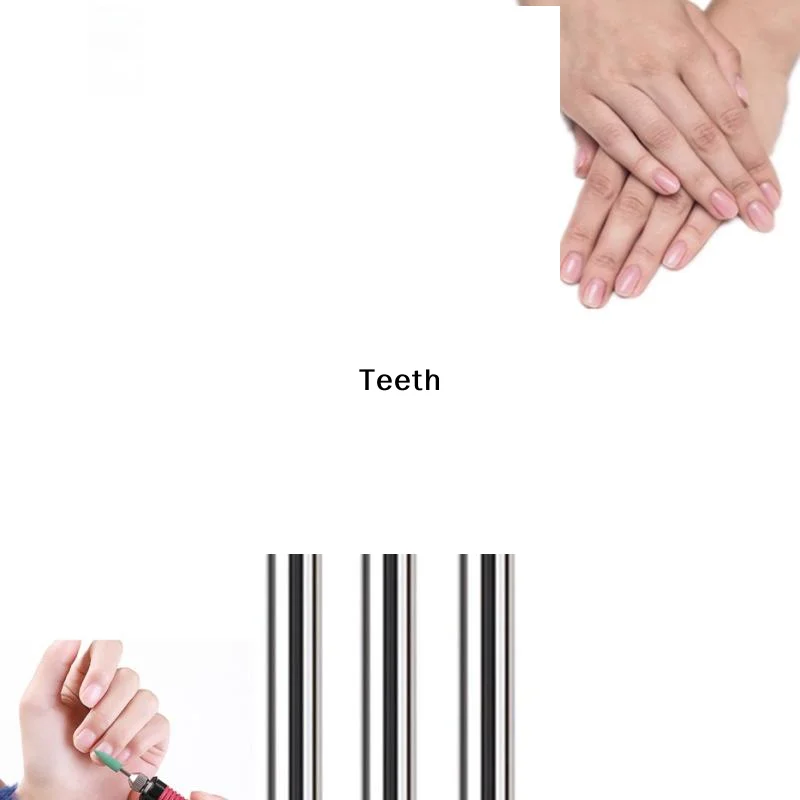 Invertiert Leiter Kreuzung Zähne Nagel Bohrer Fräser Maniküre Pediküre Maschine Zubehör Für Gel Polish Remover-Tool