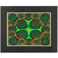 Magnetic Viewing Film,6X4 Inch Green Magnetic Field Display Film,Magnetic Flux Display, Magnetic Field Detector,Reusable