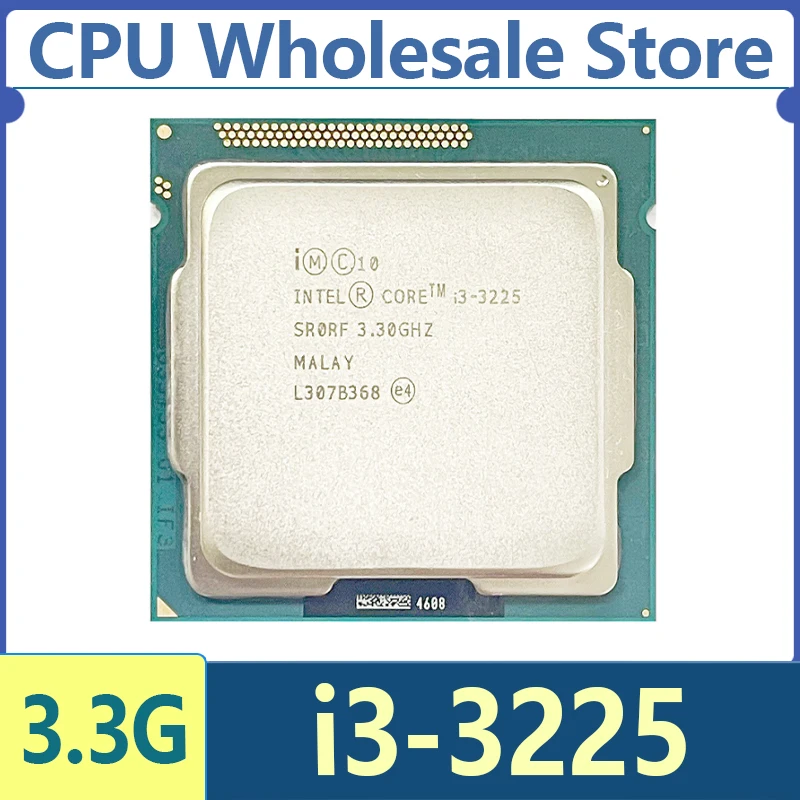 وحدة المعالجة المركزية Intel Core i3-3225 i3 3225 ثنائية النواة TDP55W 3M كاش 3.30 جيجا هرتز FC-LGA12C LGA 1155