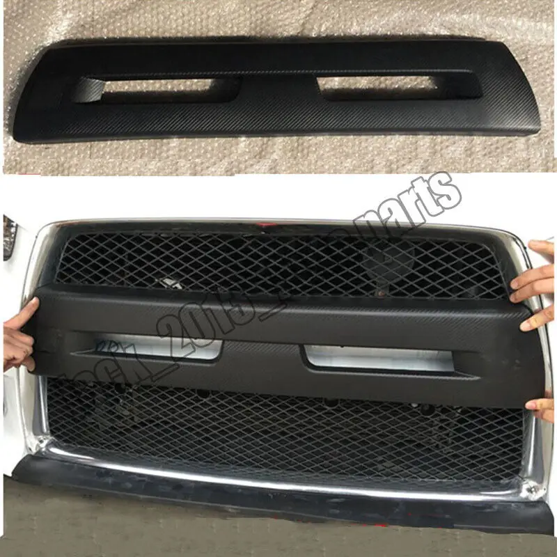 

For Mitsubishi Lancer Sportback EVO Carbon Fiber Plate Cover Front Bumper Grille car accessories