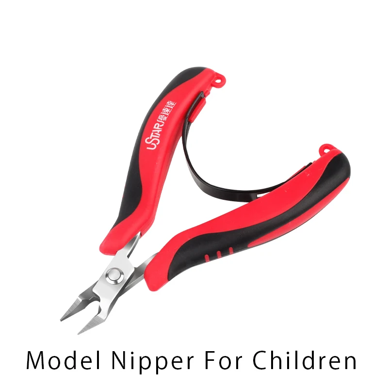 Ustar 91360 Children Model Nipper Cutter Plier Double Edge DIY Doll Hobby School Stationery Arts Crafts Handicraft Making Tools