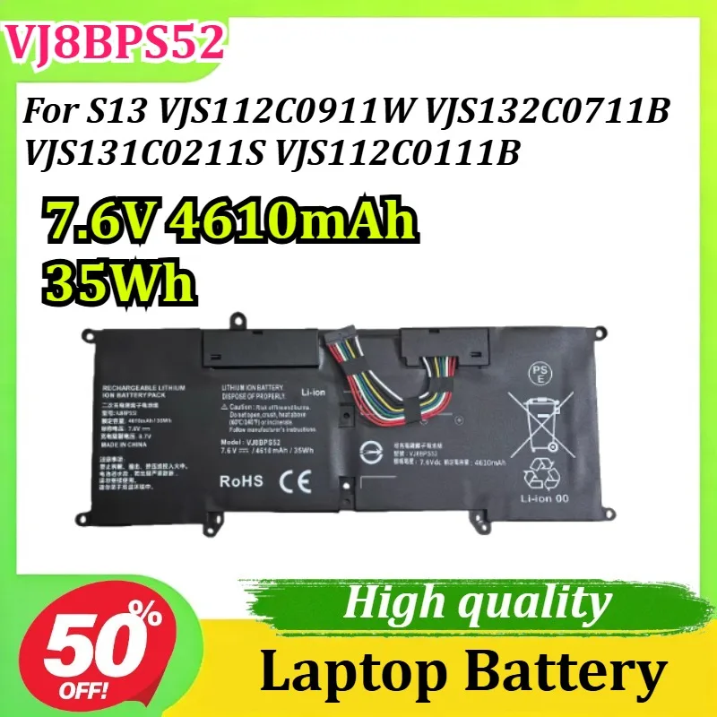 

Аккумулятор для ноутбука VJ8BPS52 7.6V 4610mAh 35Wh для VAIO S13 VJS112C0911W VJS132C0711B VJS131C0211S VJS112C0111B