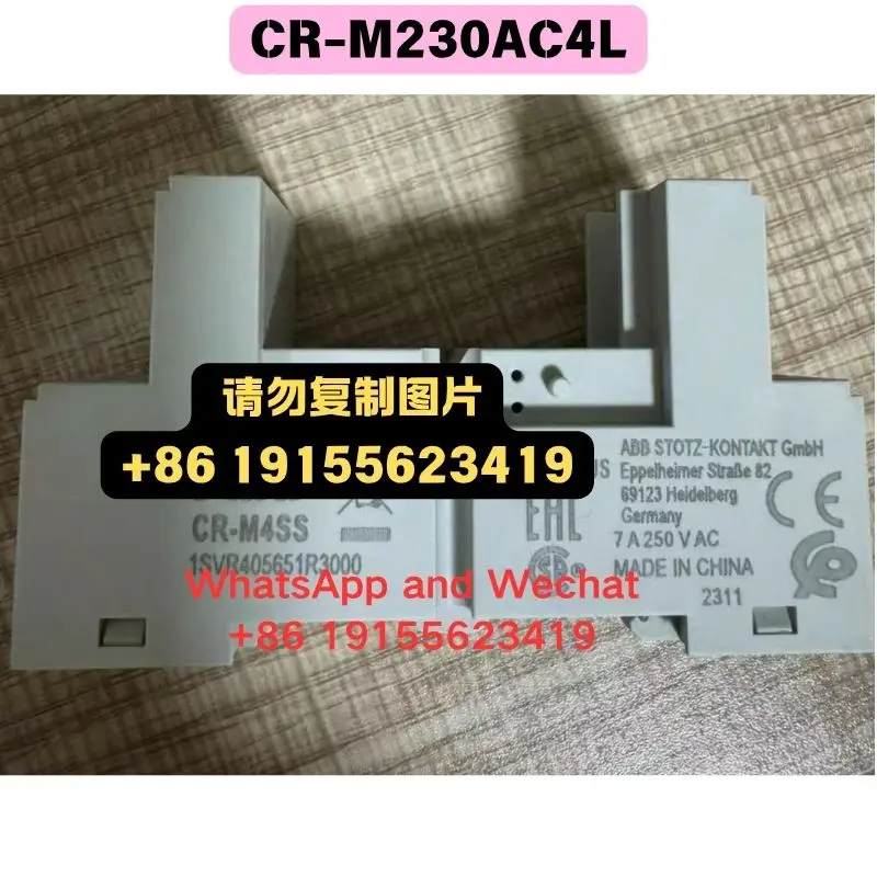 Brand new Original imported CR-M230AC4L 14 pin relay with base included Functional test OK Quick delivery