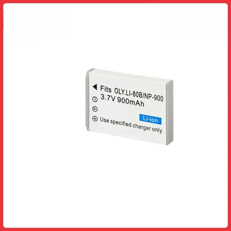 900mAh NP-900 NP900 Camera Battery For Olympus LI80B LI-80B Minolta DIMAGE E40 E50 PREMIER SL4 SL5 SL6 BENQ C500