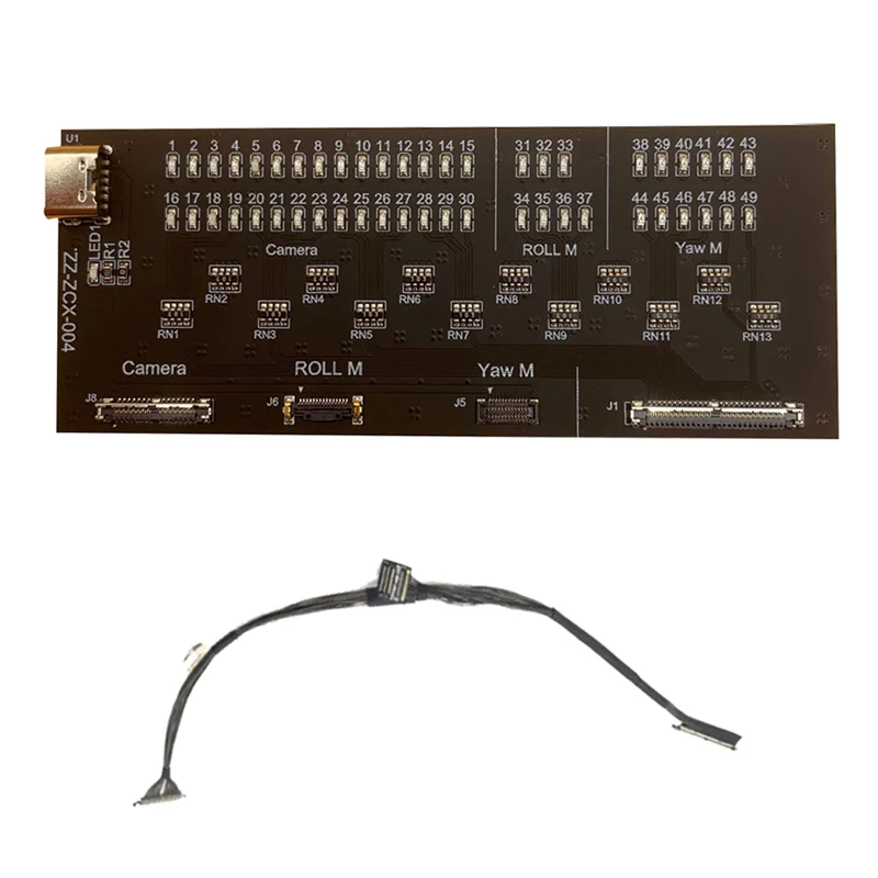 AM-Gimbal Flat Cable Test Tool For Mini 3 Pro Camera Coaxial Signal Transmission Flex Cable Test Board Spare Parts