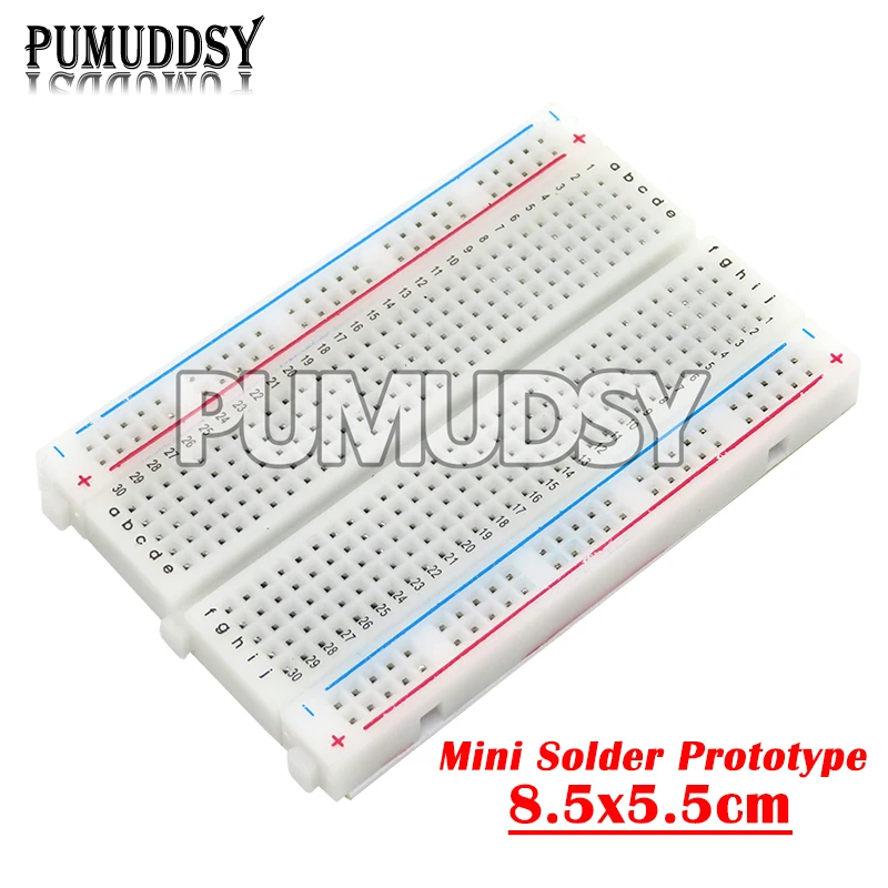 Neue Verbindungs punkte löt freie Leiterplatte Steck brett Mini Universal Test Proto board DIY Brot brett für Bus Test platine 1St