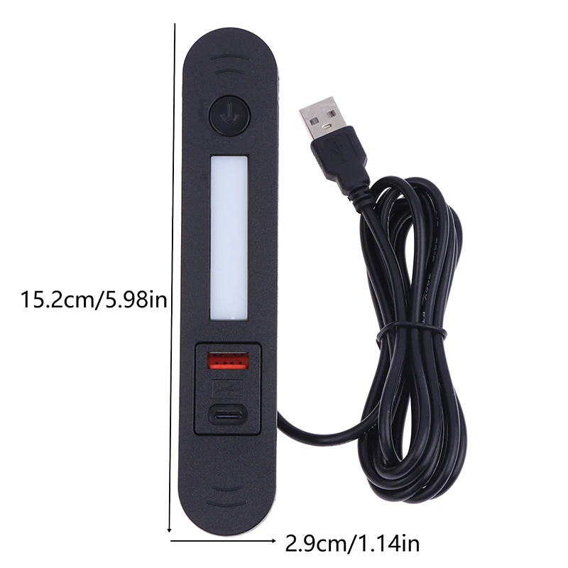 Type-C Charging Socket With Led Light Multi-function Embedded Night Light Socket Hidden USB And For Bedside Table Sofa Furniture - view 6
