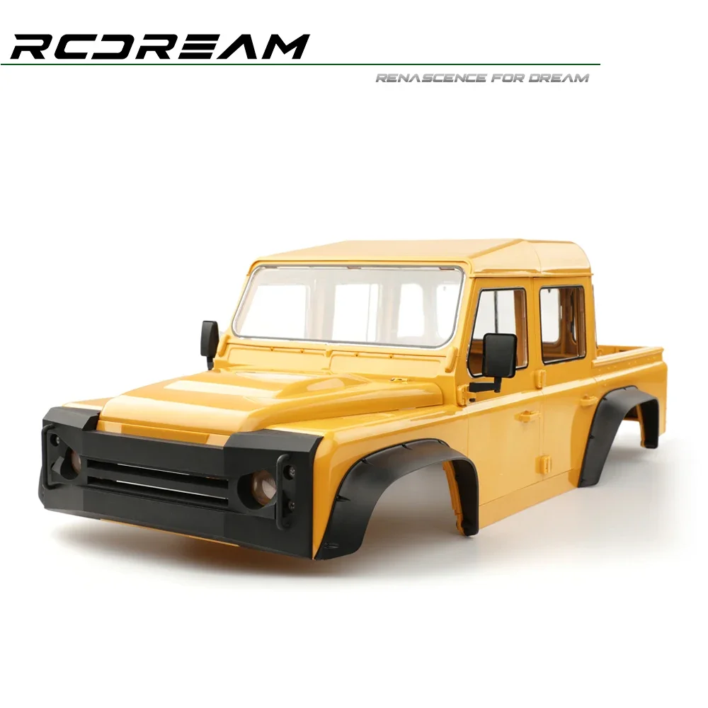 Simulation 4 Doors DIY Pickup Truck Body Shell 313mm Wheelbase for 1/10 RC Crawler Car Traxxas TRX4 Defender RD110 Diy Parts