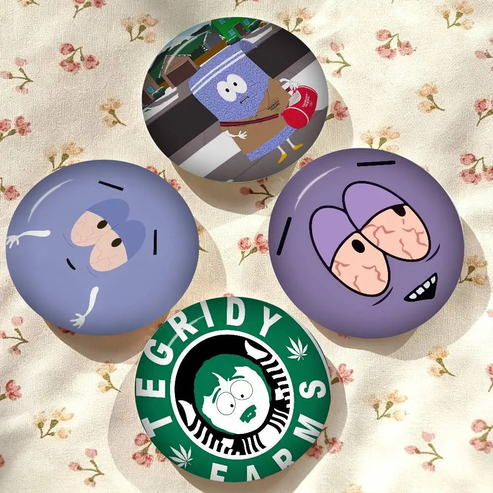 Southpark Towelie Anstecknadeln, leuchtend bedruckte Icon-Geschenke für Freunde, Kragenbroschen, Reversnadeln aus Metall