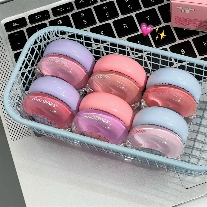 บลัชออนเนื้อครีมกำมะหยี่บางเบา สีพีชอ่อน ติดทนนาน ใช้ได้ทั้งแก้มและปาก เหมาะสำหรับนักเรียน